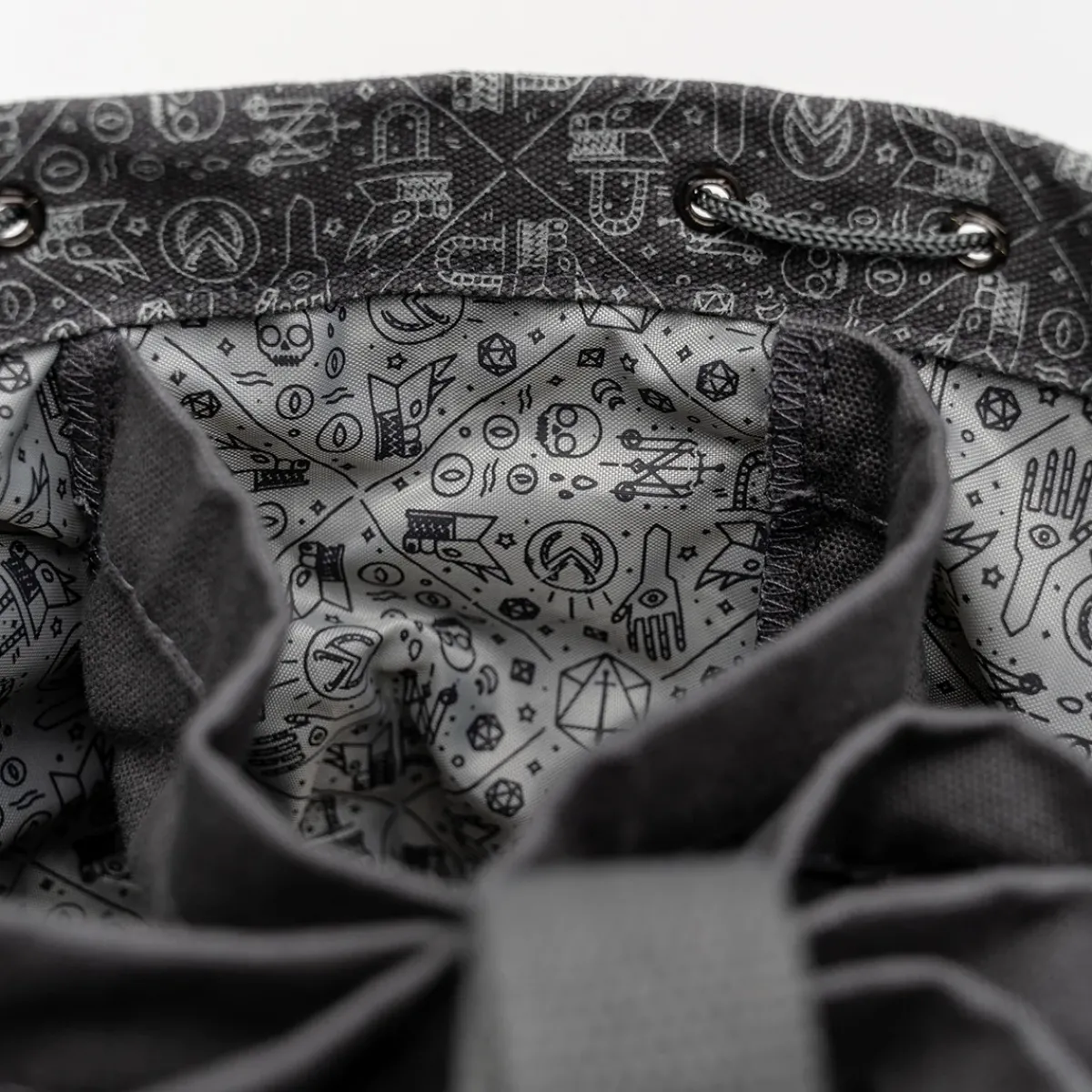 Critical Role Bailey's Gray Dice Bag of Hoarding