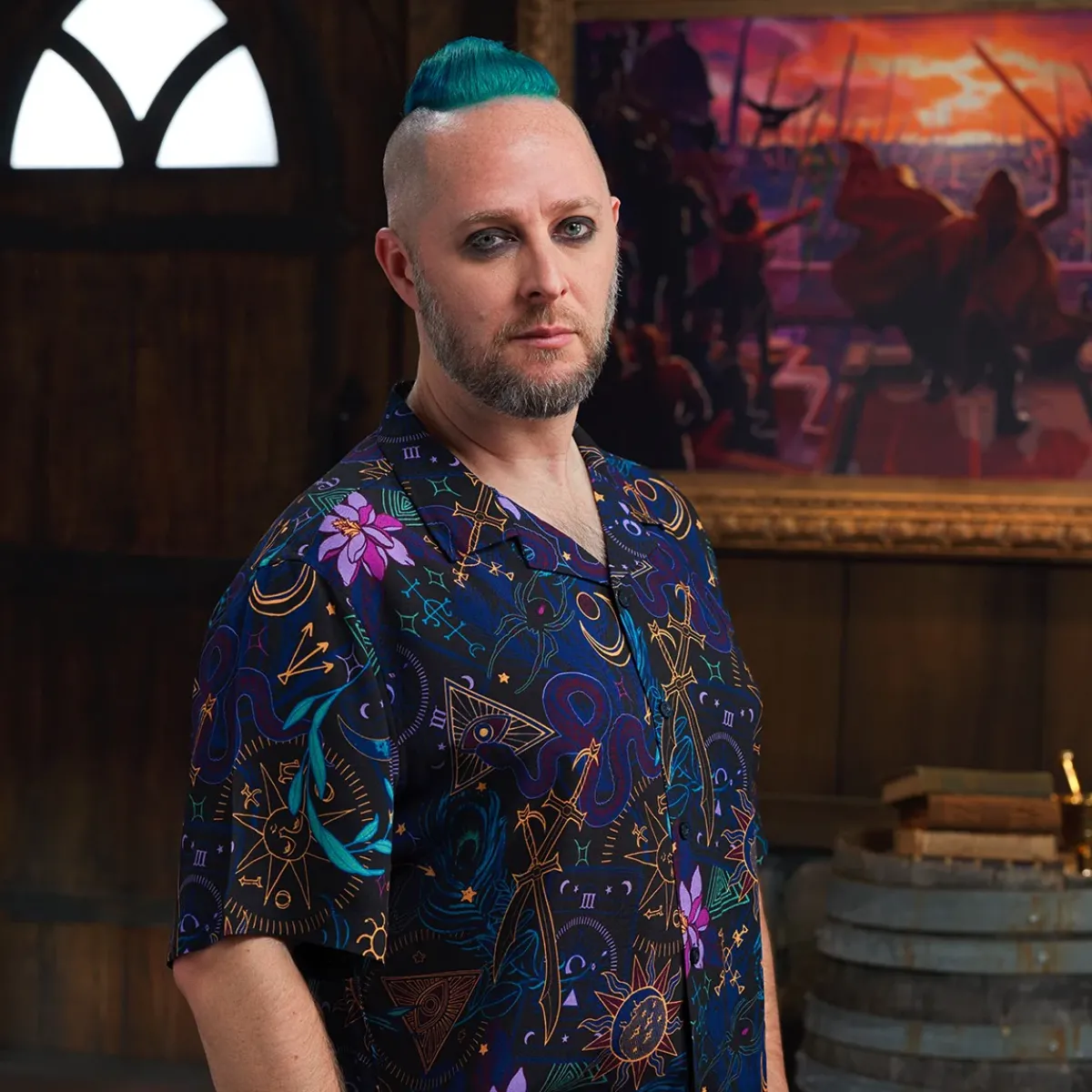 Critical Role Beauty of Exandria: Creation - Mollymauk Tealeaf Camp Shirt