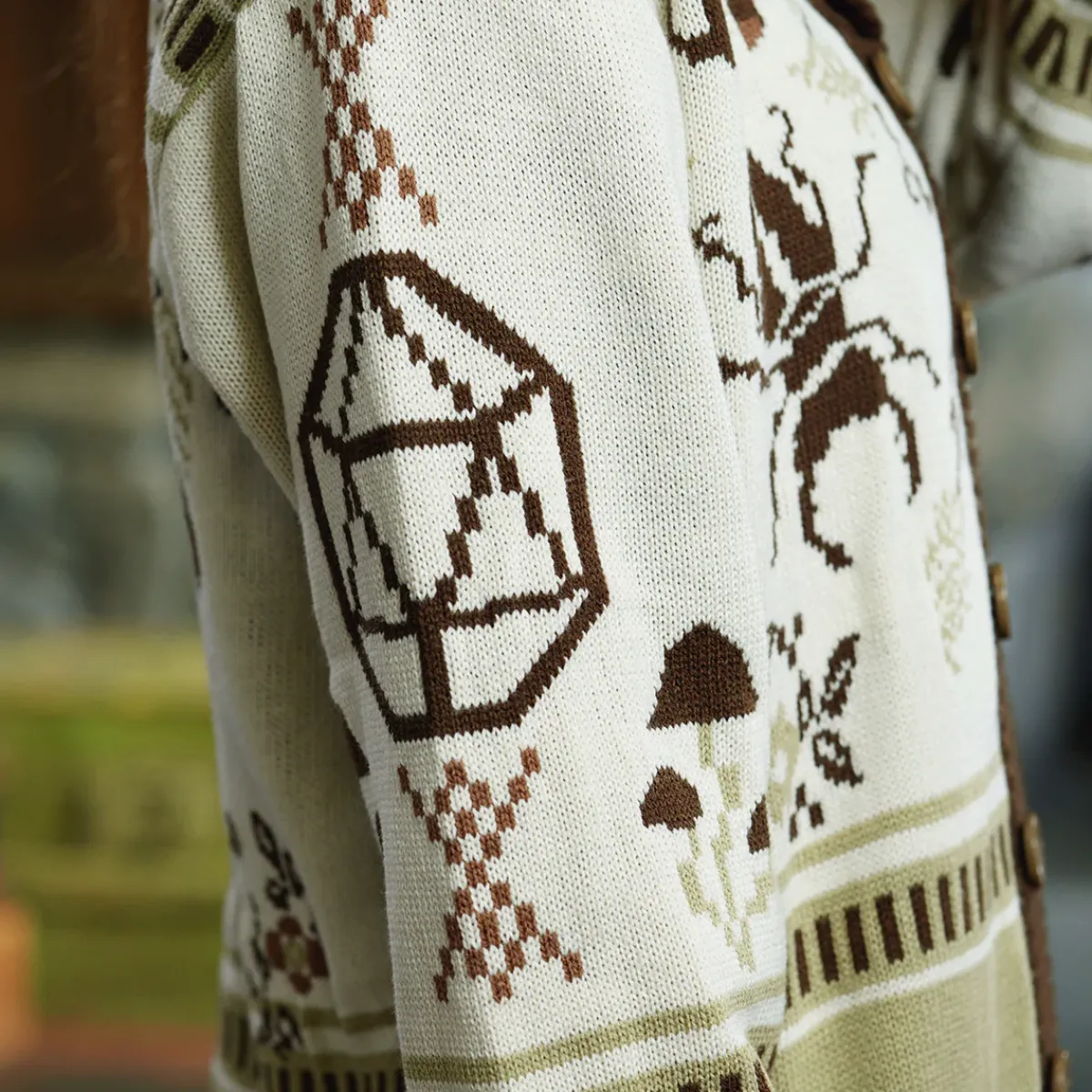 Critical Role Beauty of Exandria: The Wildes - Caduceus Clay Cardigan Sweater