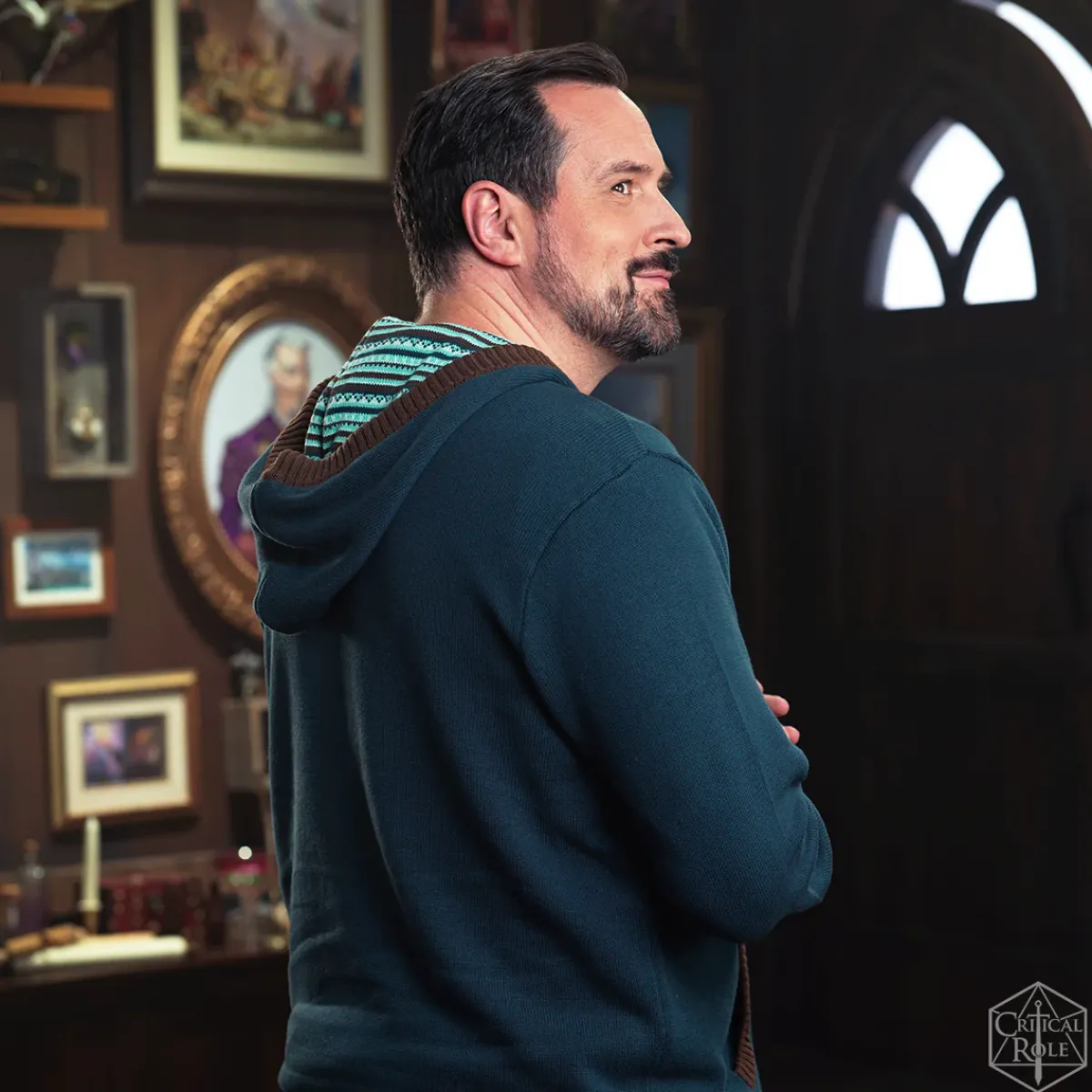 Critical Role Bells Hells Collection: Chetney Pock O'Pea Pullover Knit Hoodie