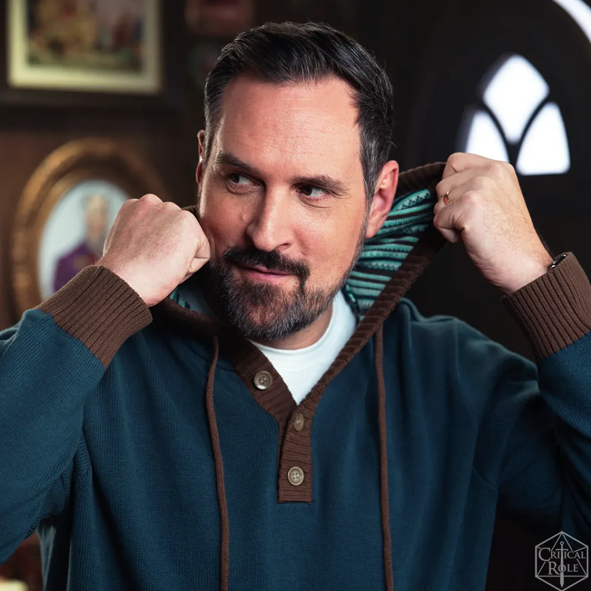 Critical Role Bells Hells Collection: Chetney Pock O'Pea Pullover Knit Hoodie