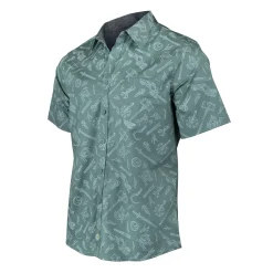 Critical Role Bells Hells Weapons Button Down Short Sleeve Shirt