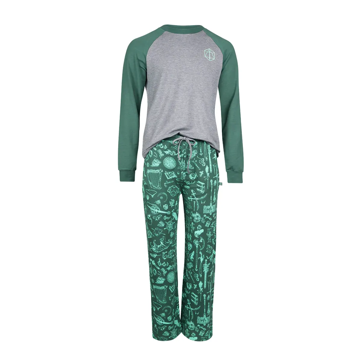Critical Role Ultra Soft Forest Green Pajama Lounge Set