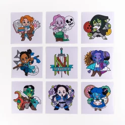 Critical Role Mighty Nein Chibi Vinyl Decals