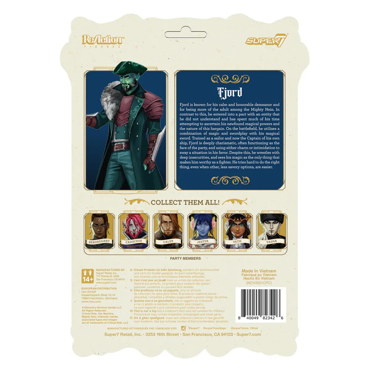 Critical Role Mighty Nein ReAction Figure - Fjord Stone