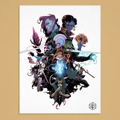 Critical Role Mighty Nein 50th Episode Art Print by Matteo Scalera & Moreno Dinisio