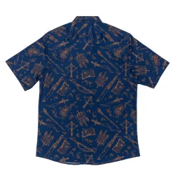 Critical Role Mighty Nein Weapons Button Down Short Sleeve Shirt