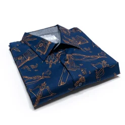 Critical Role Mighty Nein Weapons Button Down Short Sleeve Shirt