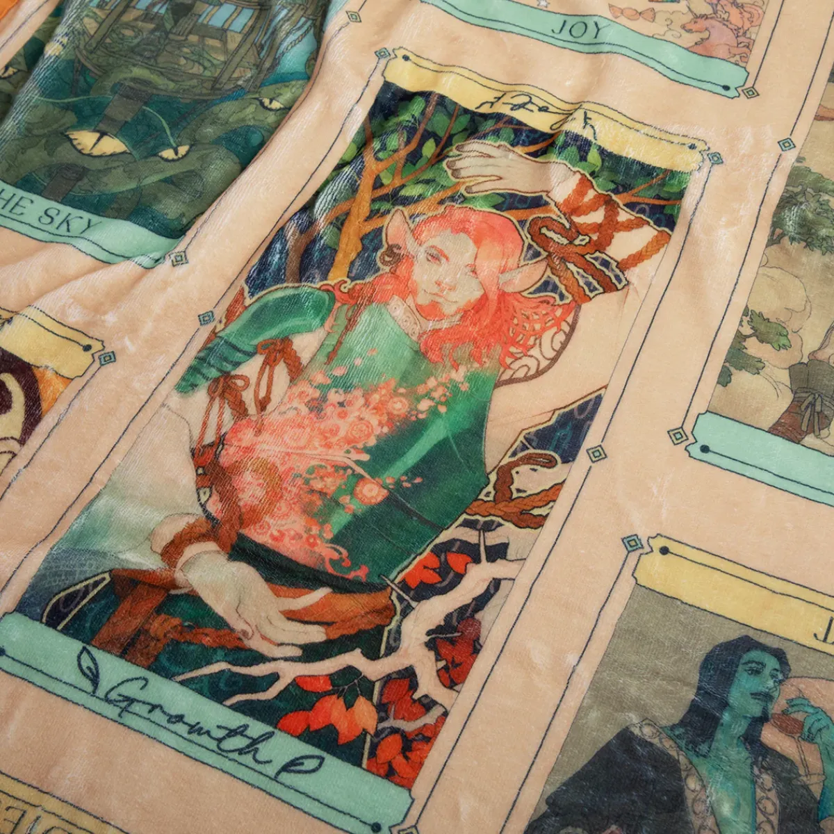 Critical Role Oracle of the Moon Tarot Blanket