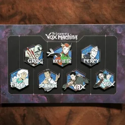 Critical Role The Legend of Vox Machina Pin Set 7-Pack