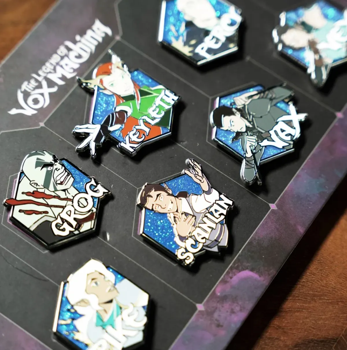 Critical Role The Legend of Vox Machina Pin Set 7-Pack