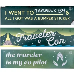 Critical Role Traveler Con Bumper Sticker 3-Pack Set