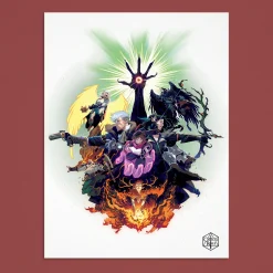 Critical Role Vox Machina Art Print by Matteo Scalera & Moreno Dinisio