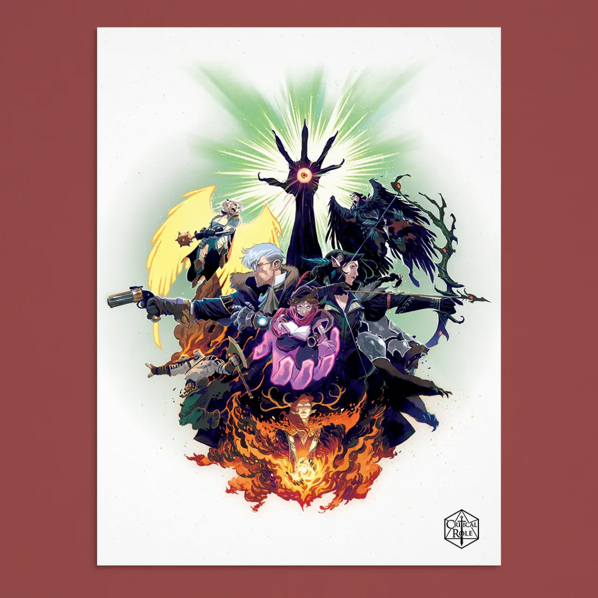 Critical Role Vox Machina Art Print by Matteo Scalera & Moreno Dinisio