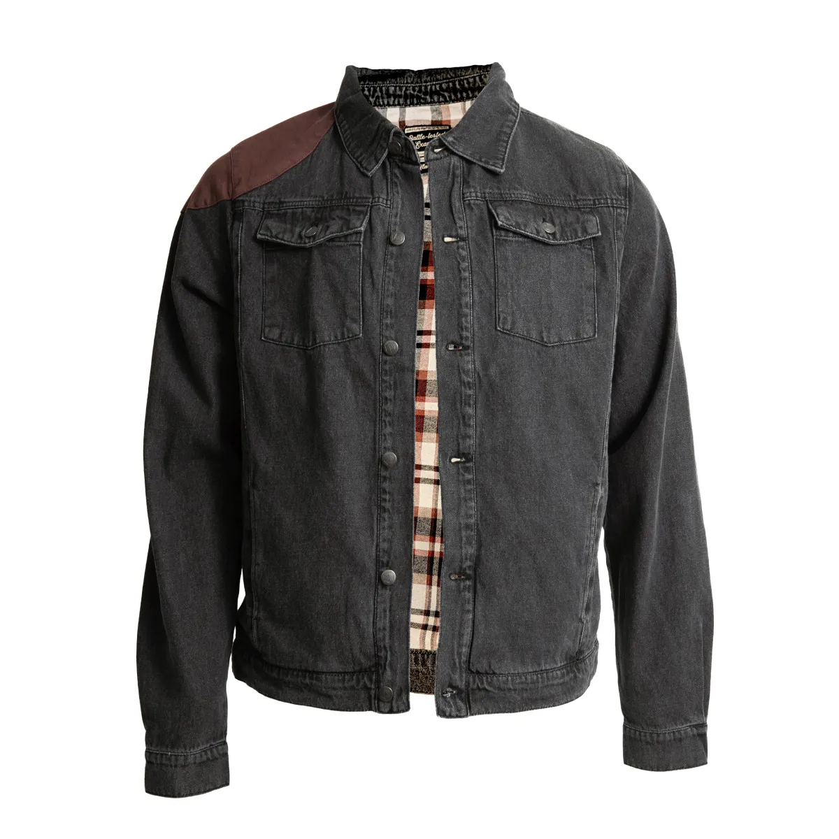 Critical Role Vox Machina Collection: Grog Strongjaw Flannel Lined Denim Shirt Jacket
