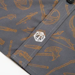 Critical Role Vox Machina Weapons Button Down Short Sleeve Shirt